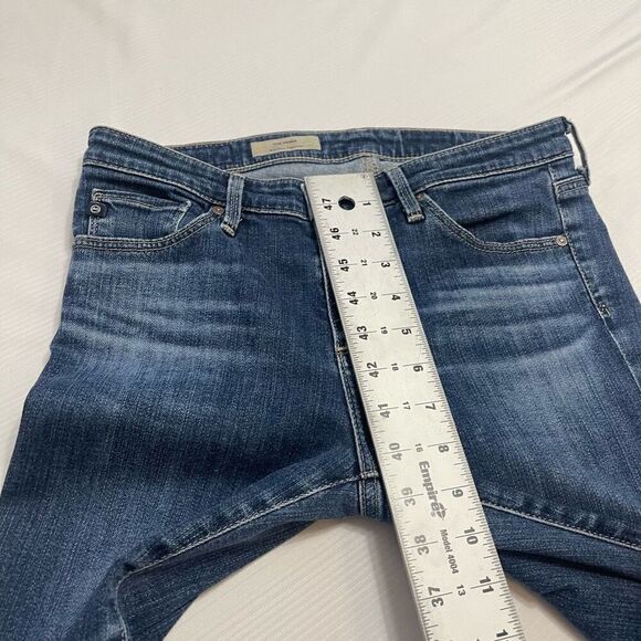 Adriana Goldschmied The Prima Mid Rise Cigarette Denim Jeans Size 27 R - Picture 3 of 11